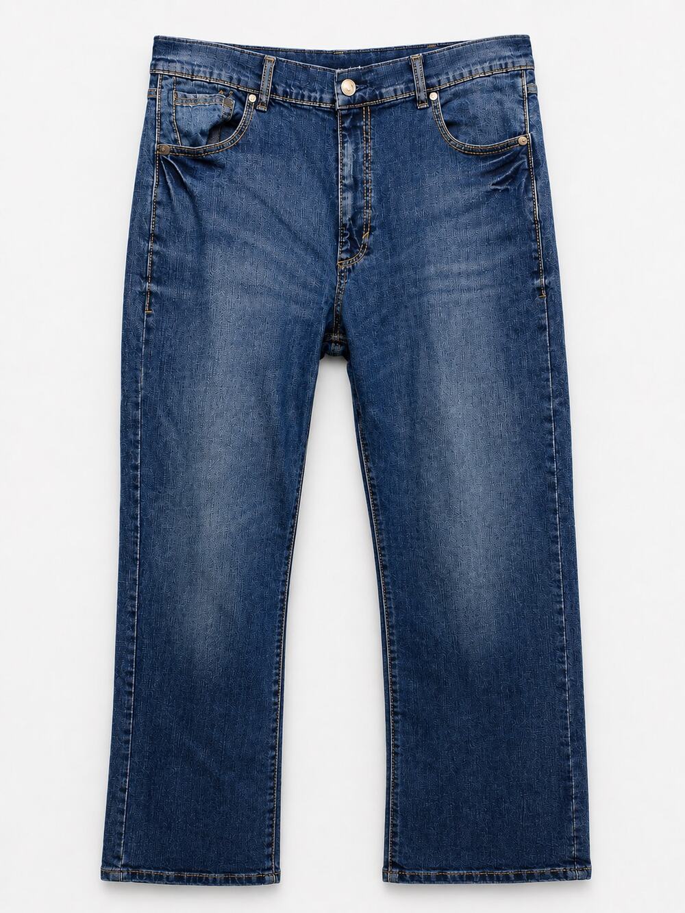 Wrangler Retro Slim Boot Jeans Men’s 38x34 Blue Denim Western Cowboy Stretch